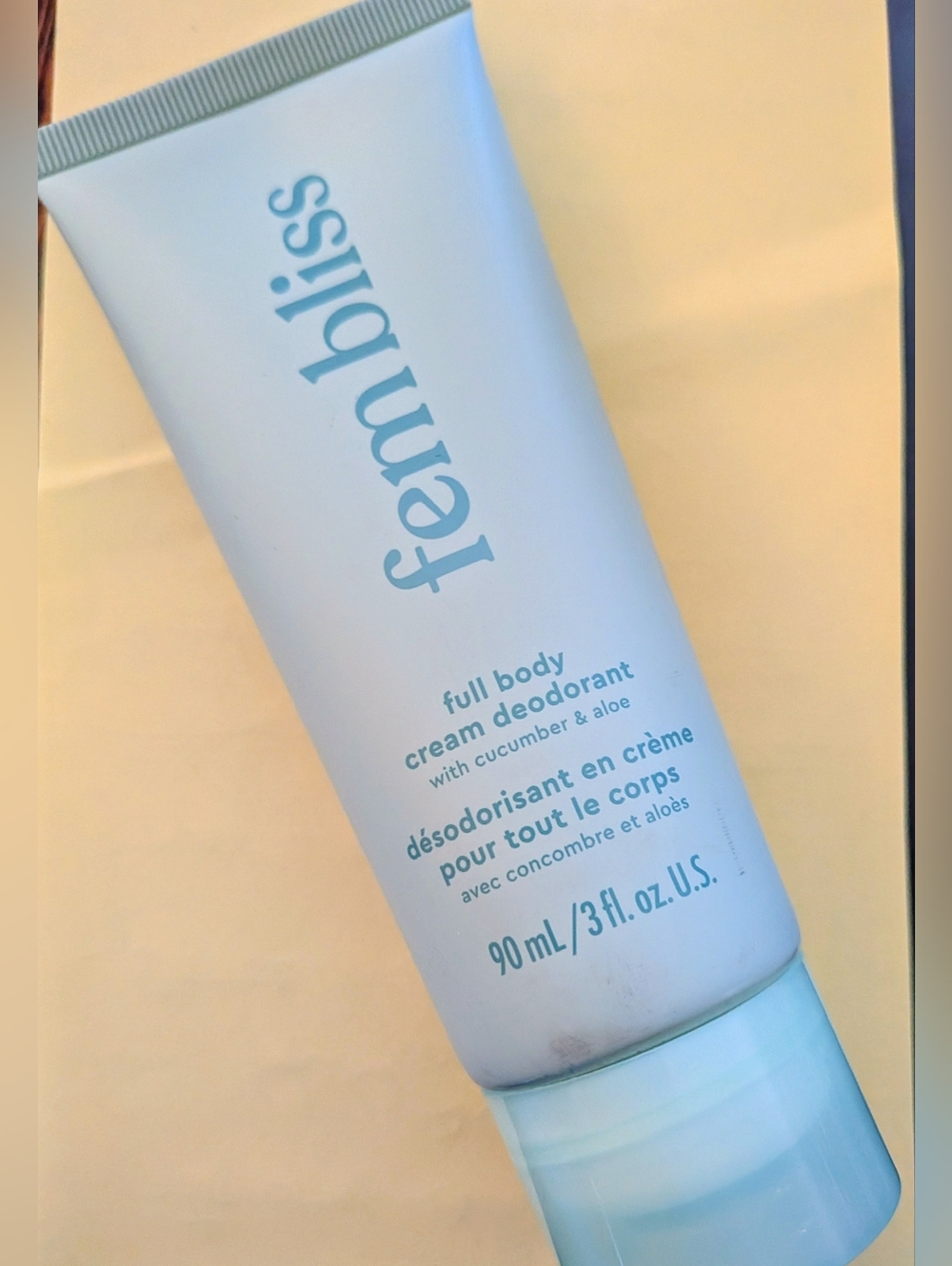 Feambliss Full Body Cream Deodorant Refreshing Cucumber New Avon
